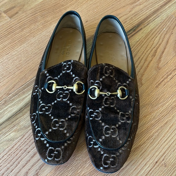 COPY - Brown velvet Gucci loafers - Loafers \u0026 Slip-Ons
